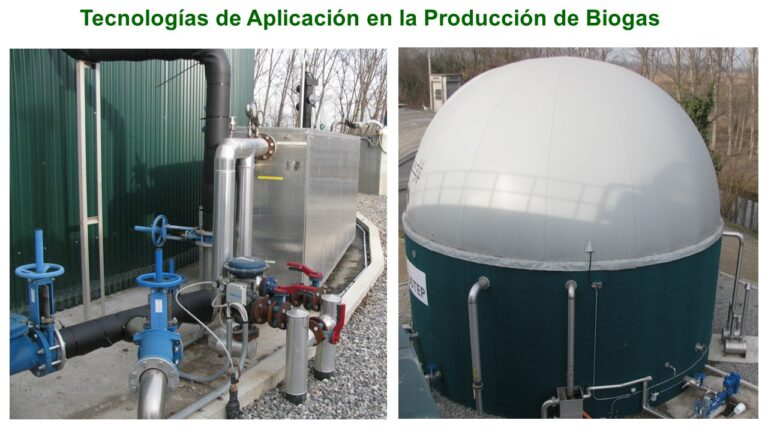 Tecnologías de Aplicación en Producción de Biogás